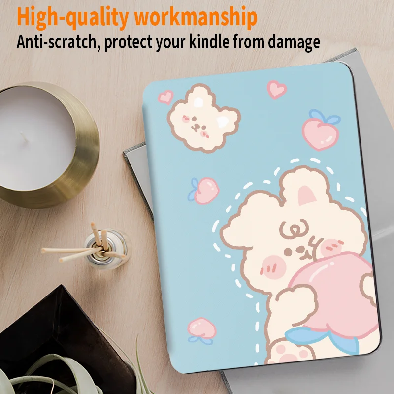 Twosheep Kindle protective cover, suitable for Kindle paperwhite 12th Gen 7inch and kindle 11th Gen, with flip unlocking case