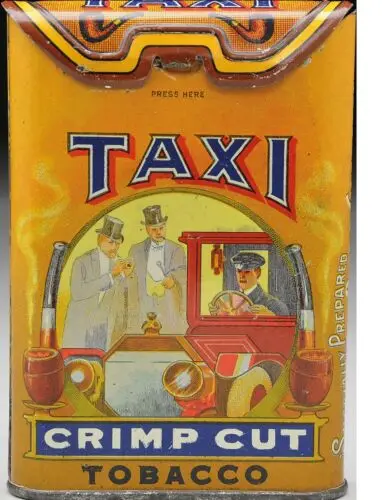 Tin Sign Taxi Crimp…