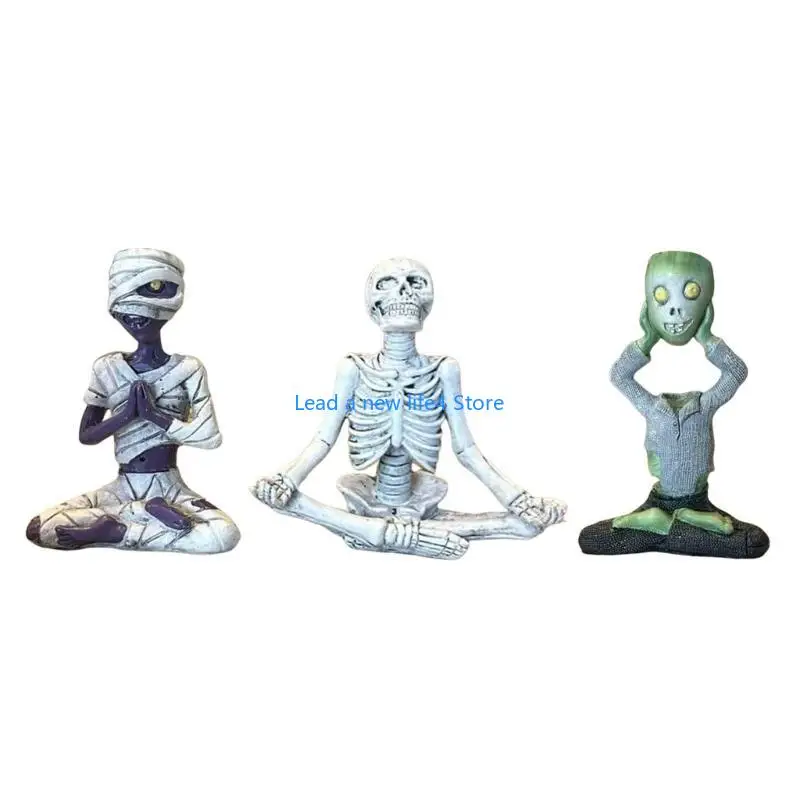 

Y55E HAUNTING HALLOWEEN MUMME SKUL