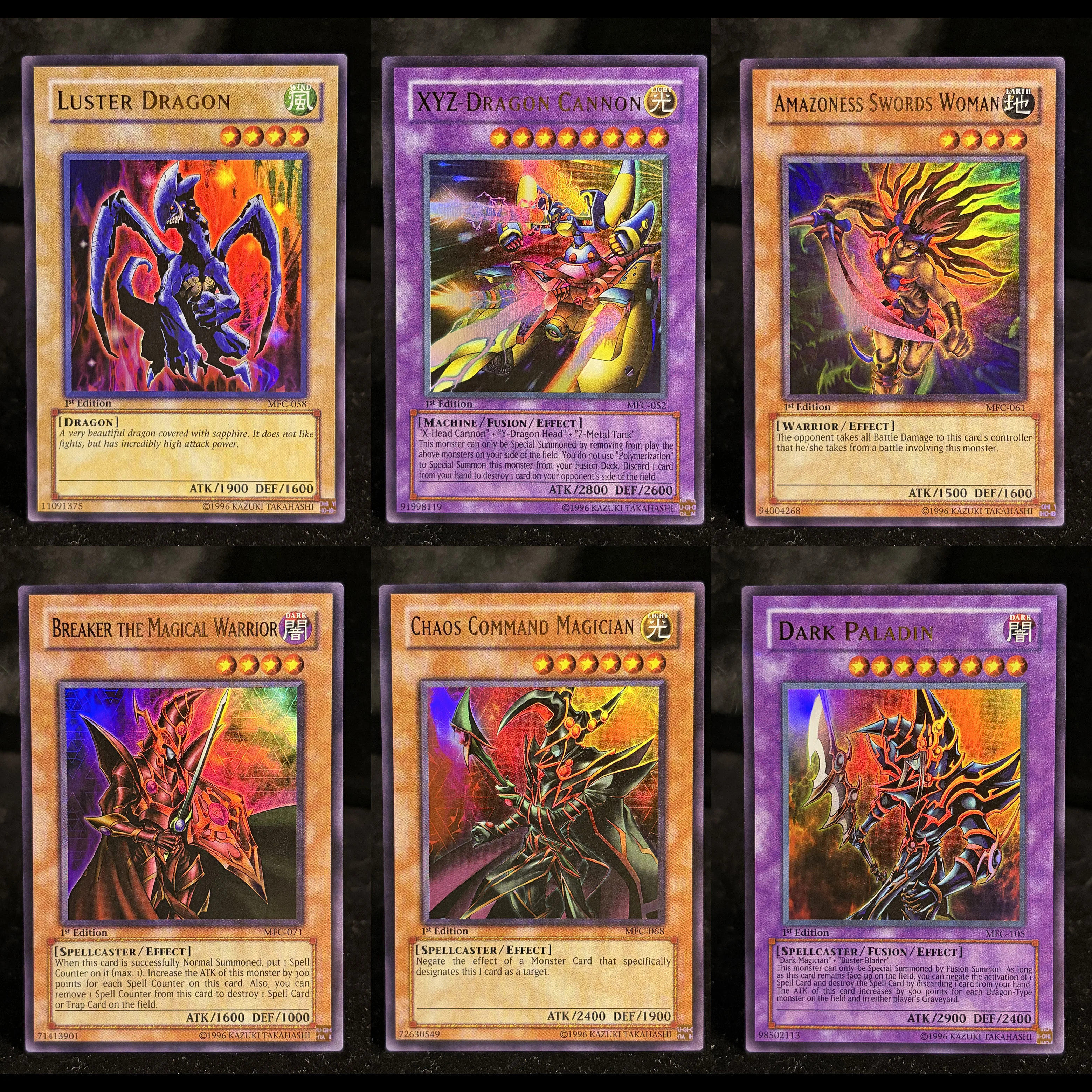 

Ю-Ги-О! Dark Paladin-EN065 XYZ-Dragon Cannon 1st Edition Ultra Rare Magician's Force(MFC) 2003 Винтажная коллекционная DIY-карта