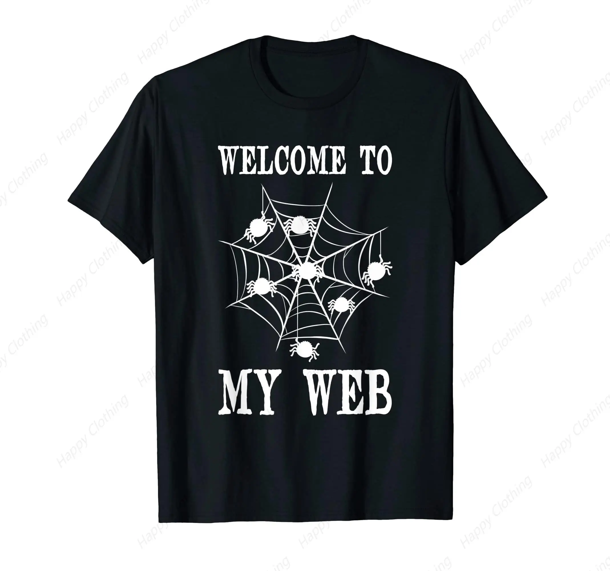 Funny Spider Web Cobweb Arachnophile Arachnids T-Shirt Classic Logo T Shirt and Stickers, Unisex Adult T Shirt Collection