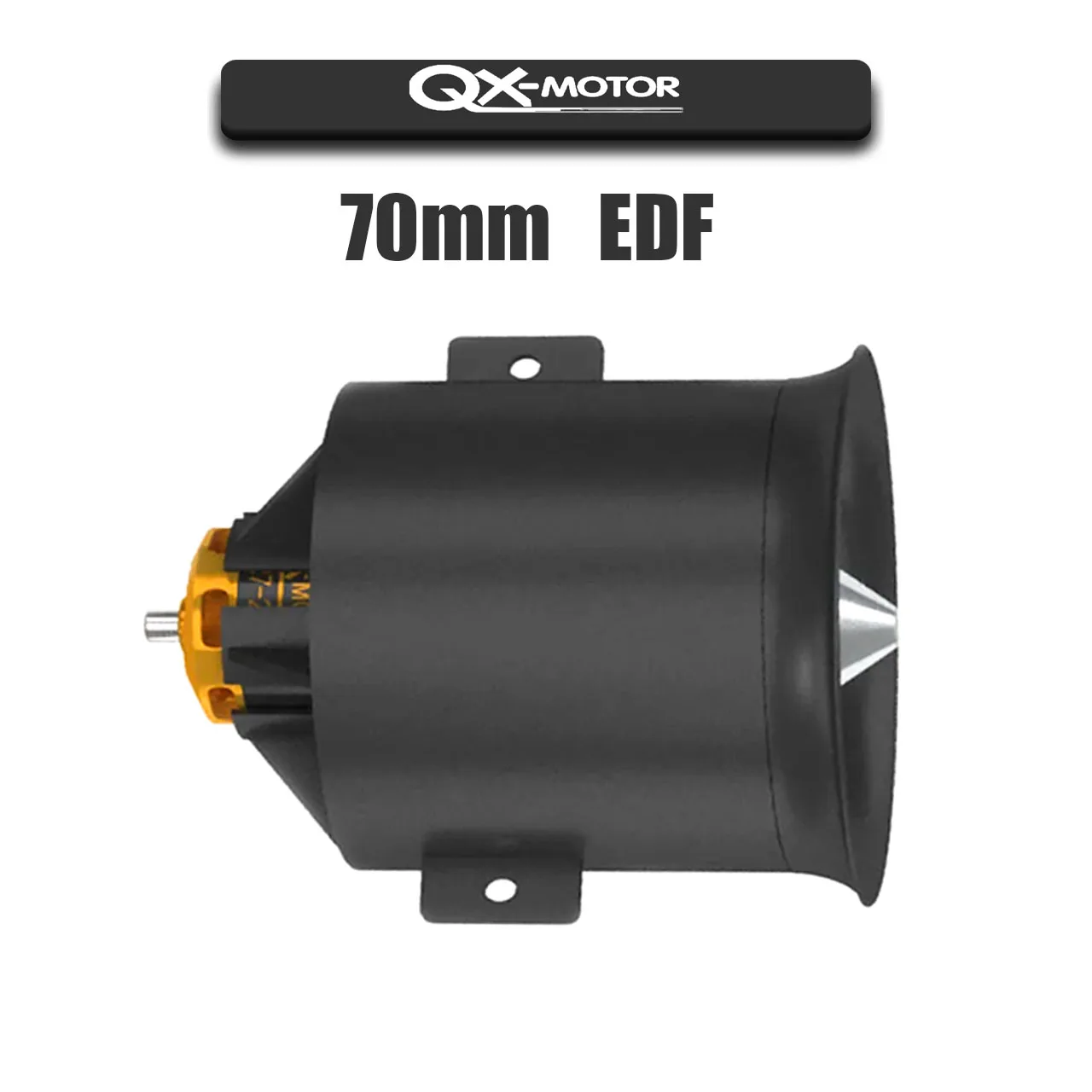 

QX-Motor 70mm EDF 12 Blades Ducted Fan QF3027 -2200kv Brushless Motor for Remote Control Toy Parts