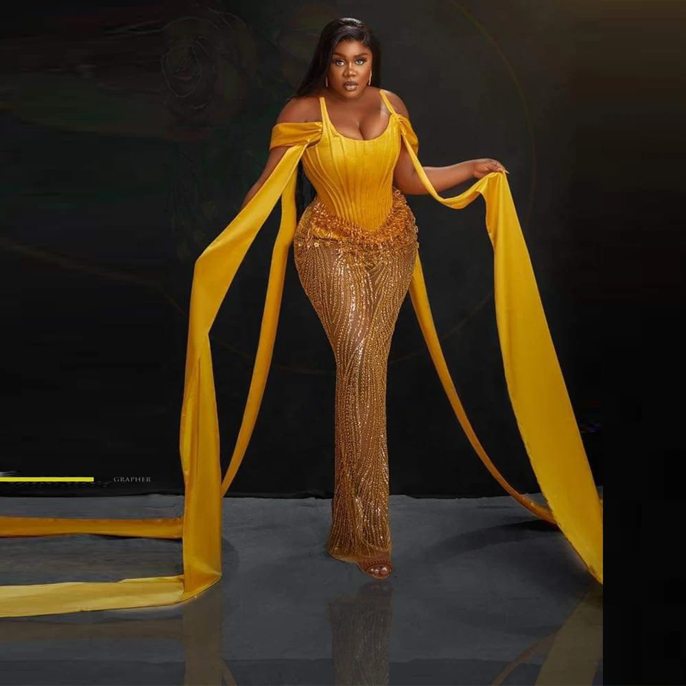 Gold Sequined Sheat…