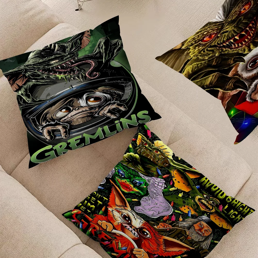 

Gremlins Movie Pillow Gift Home Office Decoration Pillow Bedroom Sofa Car Cushion CoverPillow Case