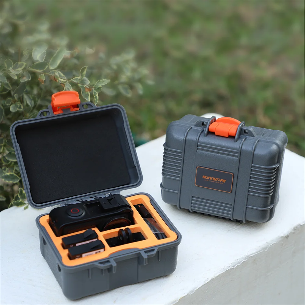 Kotak Tas Penyimpanan untuk DJI OSMO Action 5 Pro/4/3 Mini Tas Pembawa Keamanan Tahan Ledakan Aksesori Drone Penutup Portabel Tangan