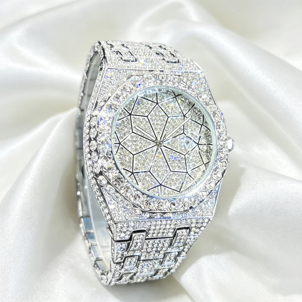 ساعة يد رجالية فاخرة مرصعة بال - مراجعة Jewelry And Watches Luxury Brand وسعره