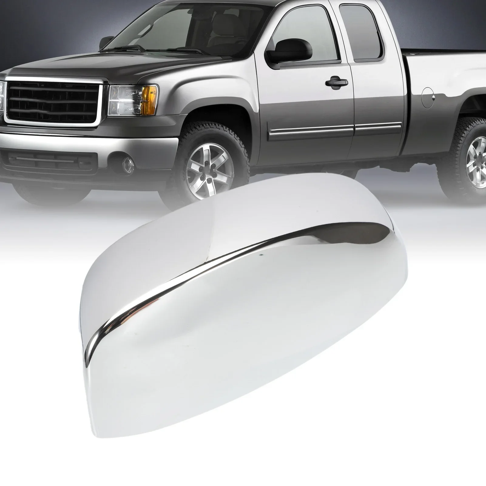 1 Pair Car Rearview Mirror Side Mirror Cap 25788157 For Chevrolet Silverado GMC Sierra Pickup Tahoe 25788156