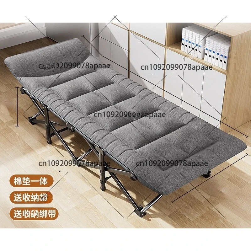 

Folding Camping Cot for Adults with Mattress, Portable Camp Cot Bed Sleeping Cots with Pillow & Carry Bag for Office, Ho