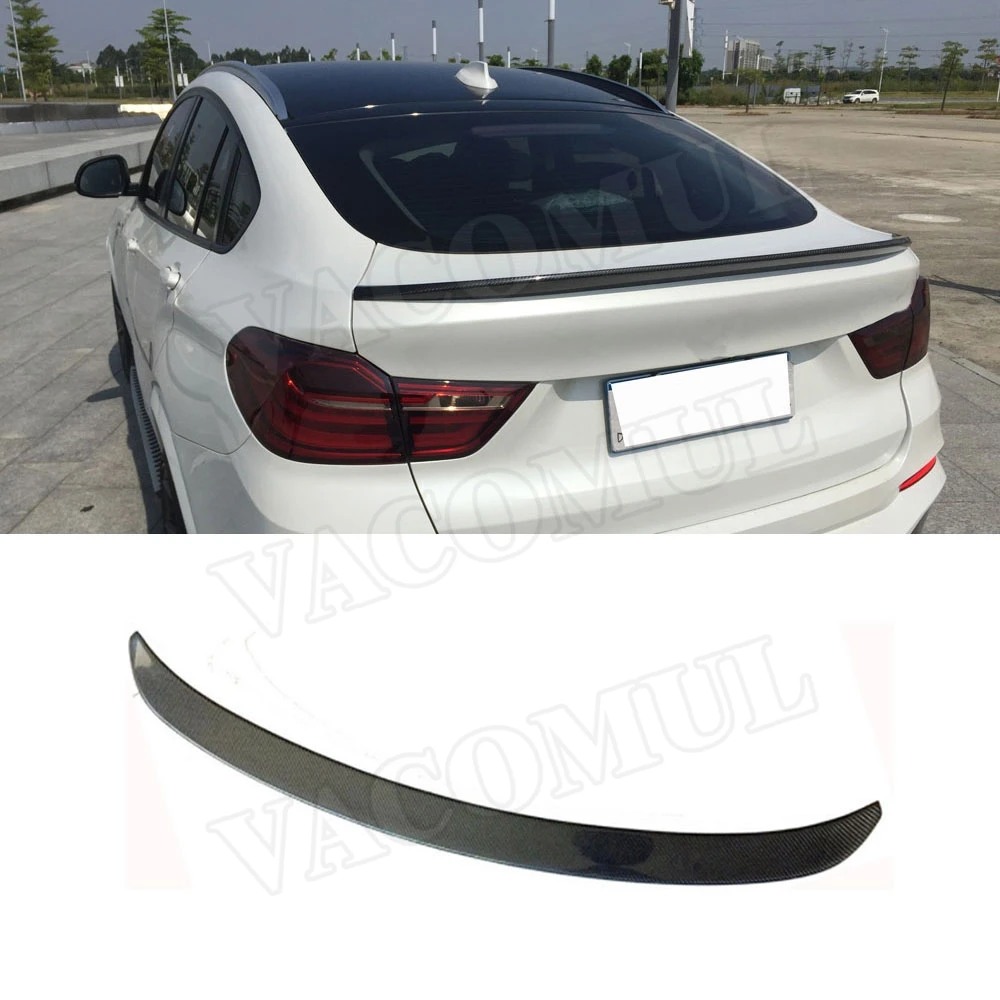 

VACOMUL Carbon Fiber Rear Spoiler Wings For BMW X4 F26 M-Sport M-TECH 2014-2017 3D Style FRP Boot Exterior Decor Car Styling