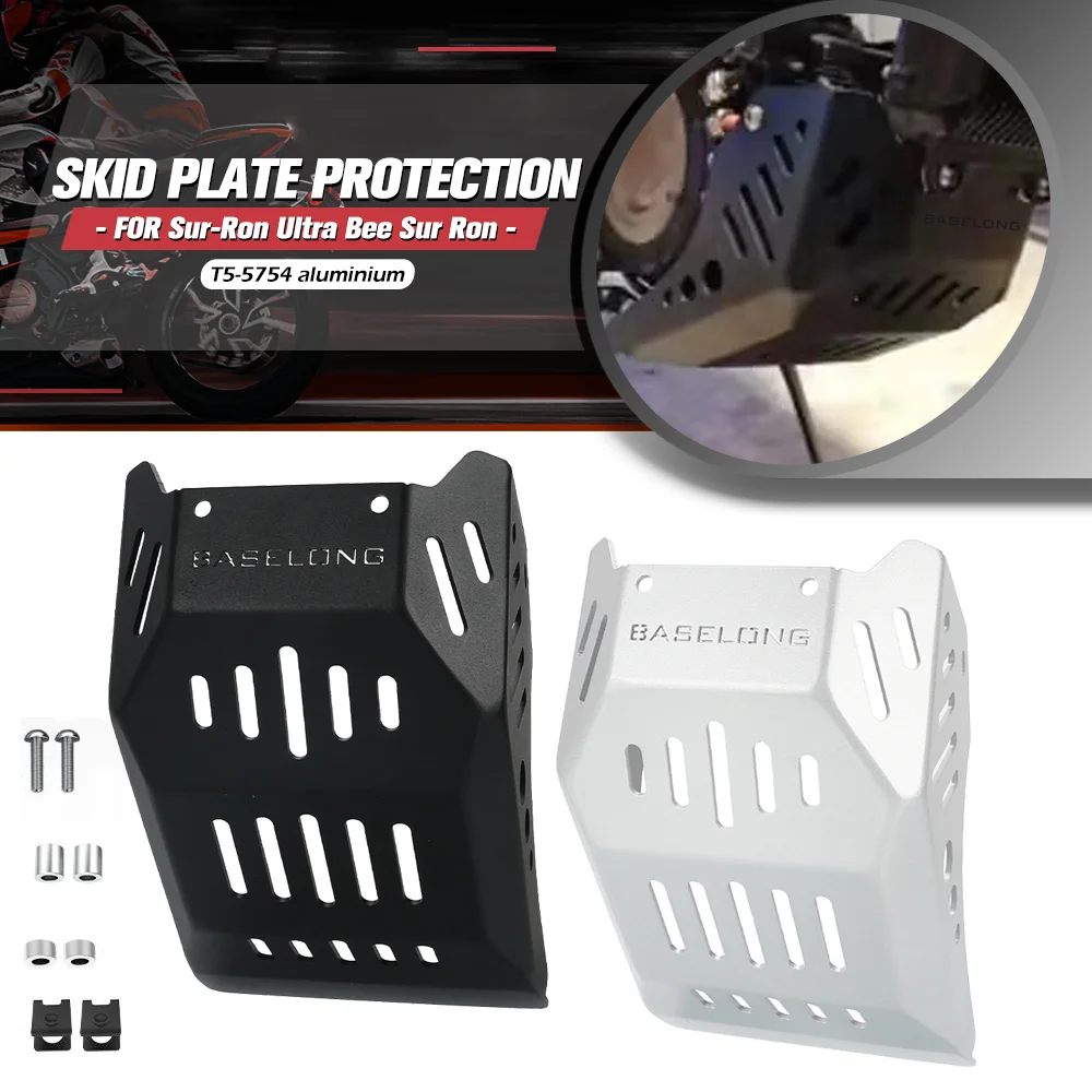 FOR Sur-Ron Ultra Bee Motorcycle Engine Guard Aluminum Alloy Chassis Fender Protection Cover Skid Plate Pan Protector Sur Ron