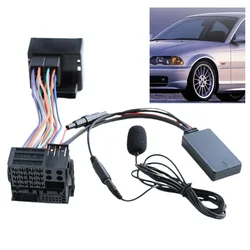Auto Radio Bluetooth Adapter 10pin Aux In Audio Kabel Adapter Voor Bmw Mini E53, Z4, E85, E86, X3, E83 Muziek Ontvanger + Microfoon