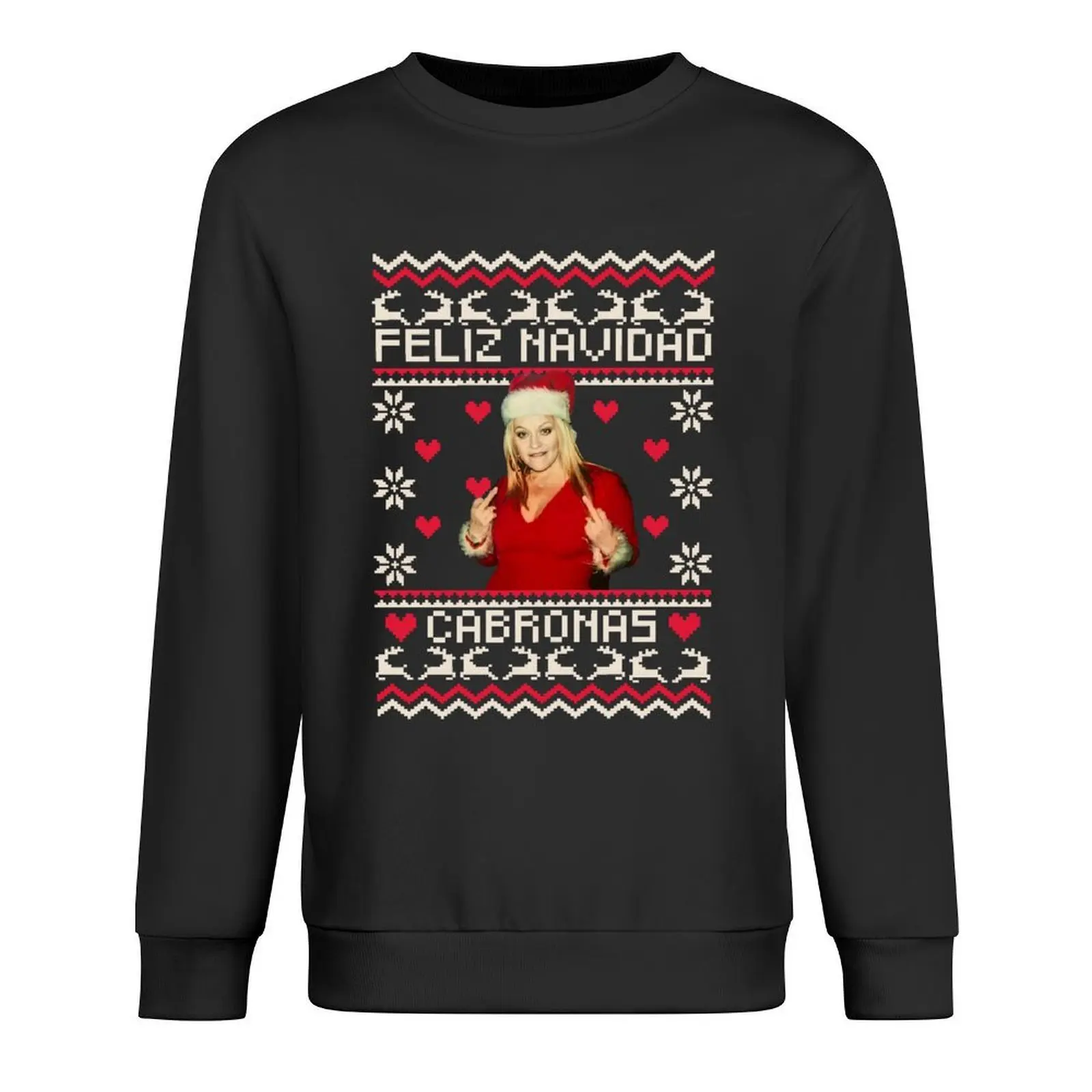 

Jenni Rivera Ugly Sweater Christmas Pullover japanese style blouse men's sweat-shirt set autumn jacket men sweatshirt men