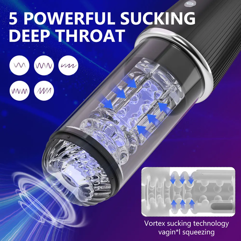 Adult Sex Toys for Men Automatic Masturbators For Men Male Sex Toy Vibrator Massager Blowjob Vibrator Delayed Ejaculation