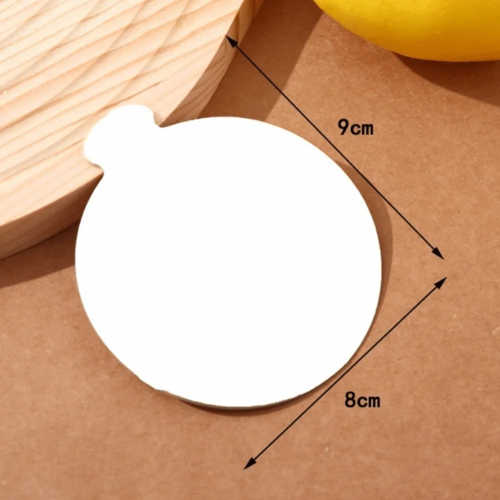50/100pcs Disposable Dessert Boards Golden White Round Square Paper Food Mats Thicken Paper Cupcake Display Trays for Parties