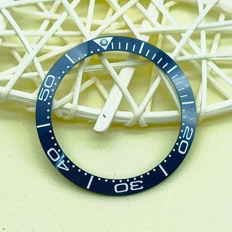 세라믹 베젤 인서트 링, 씨마스터 300 시리즈에 적합, 시계 교체 액세서리, 내경 30.5mm 케이스 링, 38mm 경사