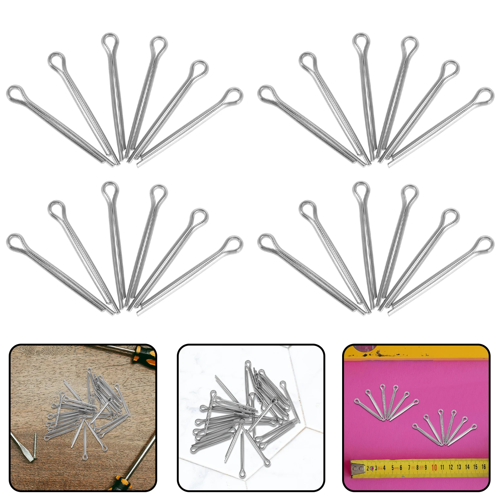 

30pcs Bike Disc Pad Stainless Steel Locking Replacement Fixing Pins For Mountain Bikes Durable Corrosion Resistant Easy