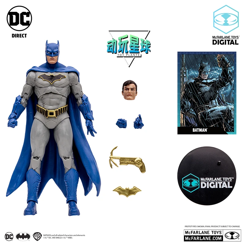 Mcfarlane Dc Comic Batman Rebirth Anime figura de acción Pvc modelo de colección articulaciones movilidad niño juguetes regalo de cumpleaños para niños