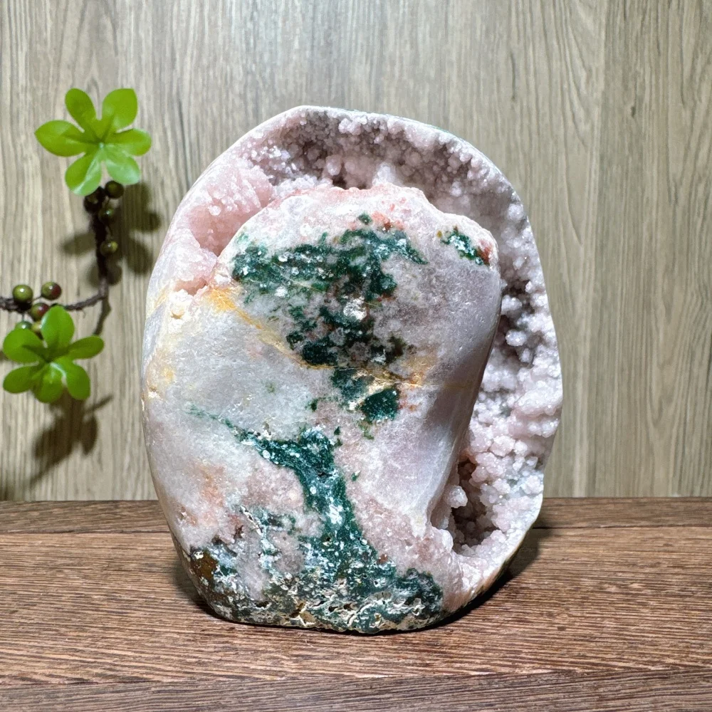 Natural Pink Shiny Durzy Pink Amethyst Free Form Stone Healing Crystal Reiki Energy Home Decor Ornament Gifts