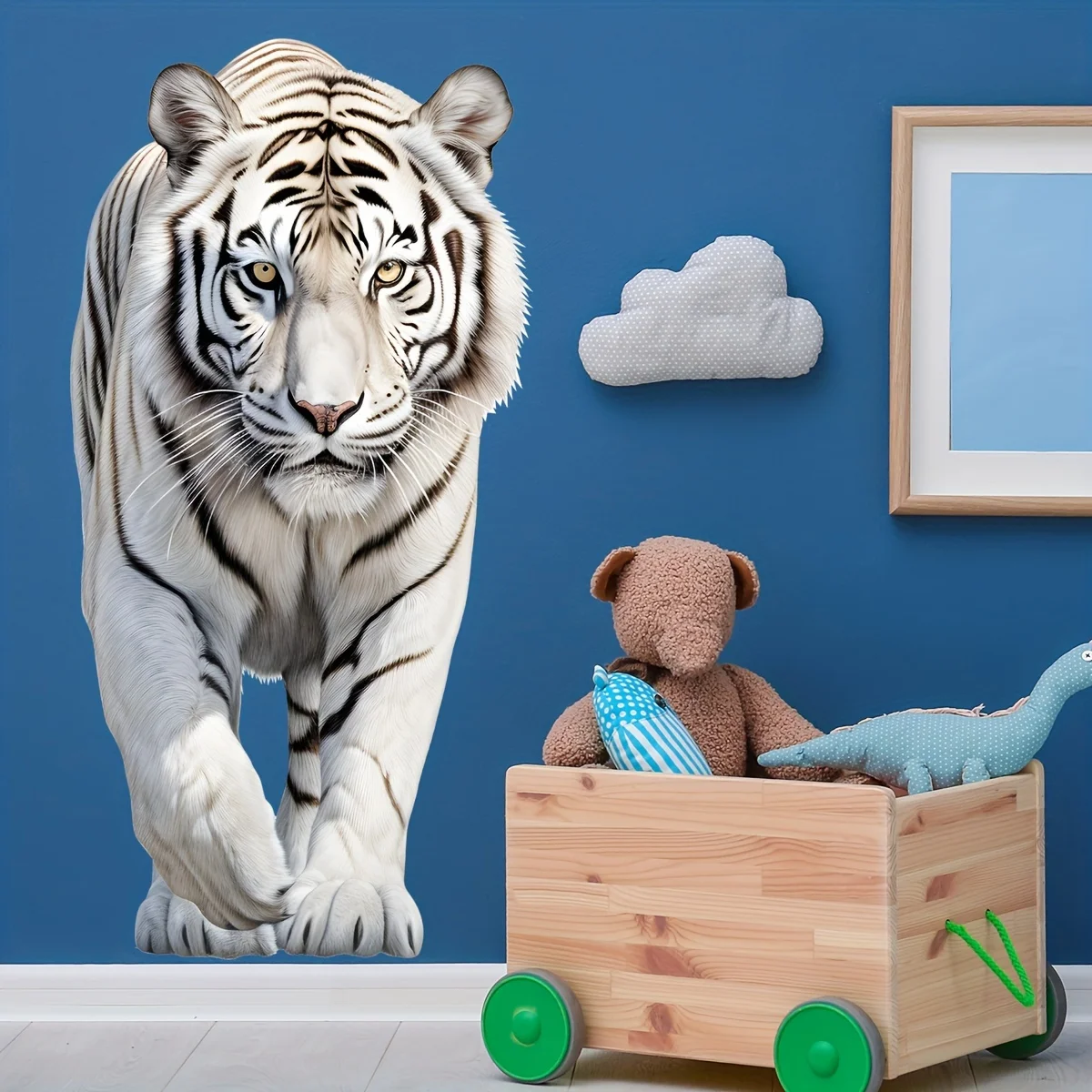Autocollant mural animal tigre M774, décor de toilette, salon, armoire, décalcomanies de décoration de la maison, embellir, peinture murale