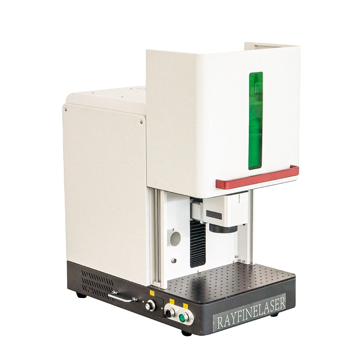 EZCAD 2 Series High Security Closed Fiber Marking Machine with Green Laser Visible Protective Window 20W/30W/50W (Optional)