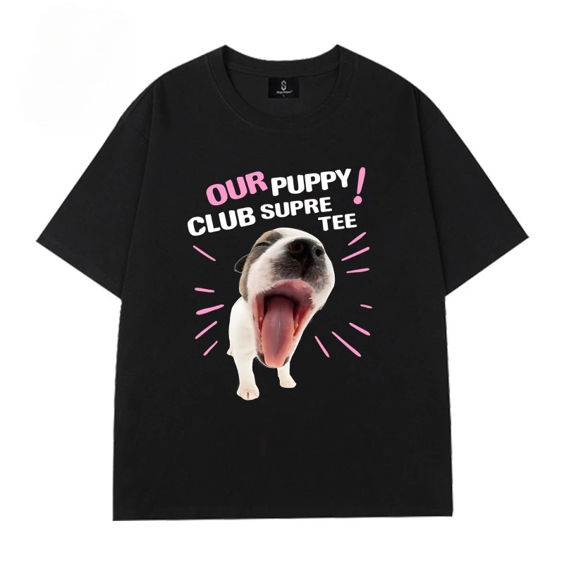 Américain décontracté impression animale marque à la mode à manches courtes hommes et femmes T-shirts Couple hauts 2026 été nouveau Y2k polyvalent