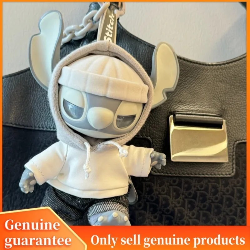 정품 Miniso 블라인드 박스 스티치 Gen Z 스트리트 시리즈 그림 귀여운 스티치 비닐 인형 미스터리 박스 서프라이즈 펜던트 생일 선물