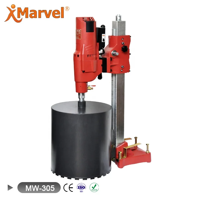 MW-305 300mm european plug large hole cutting handheld core drill machine