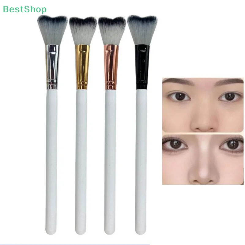 1 個まつげシャンプー湾曲ブラシまつげエクステンションクレンジング用、ソフトメイクアップ除去バススウィープブラシツール