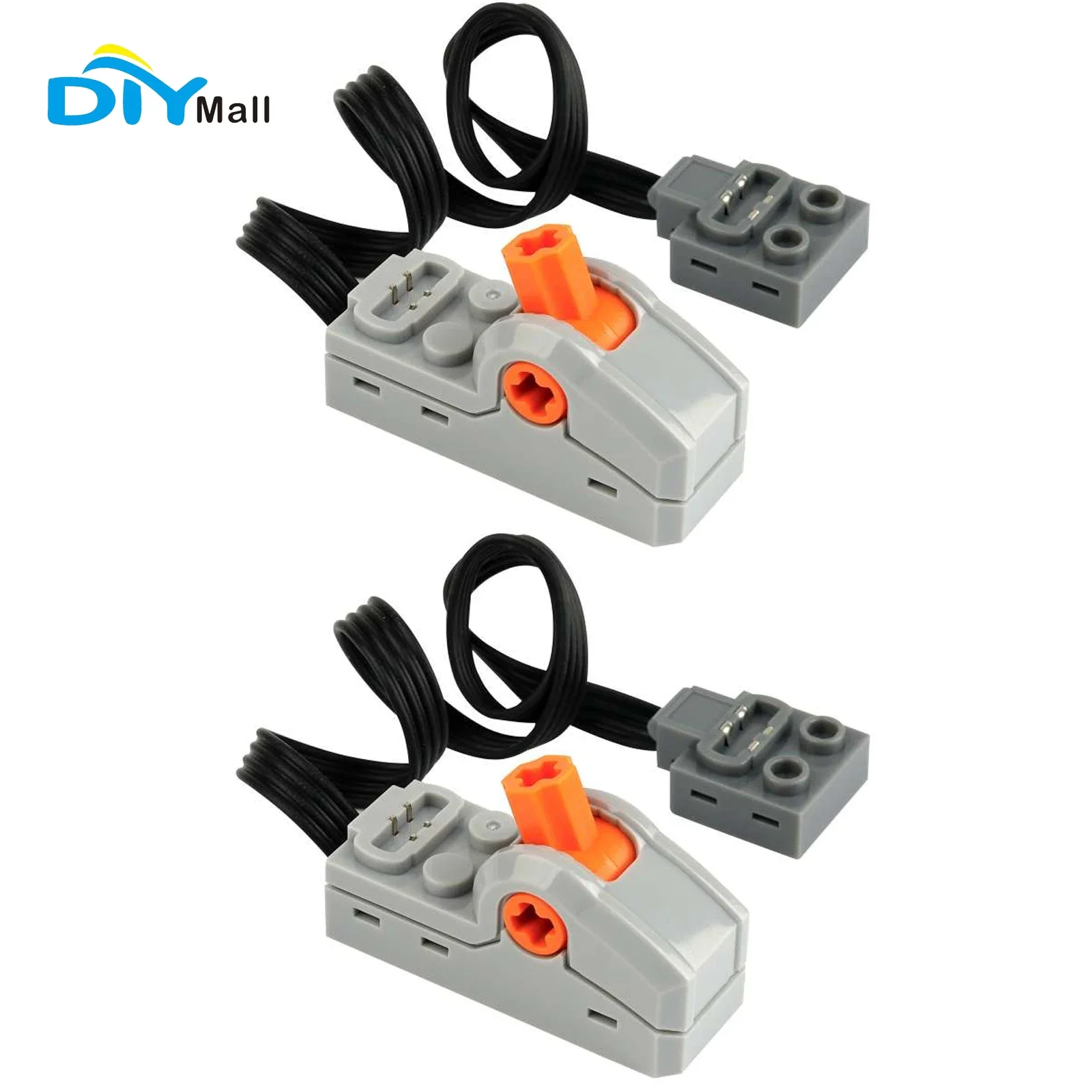 DIYmall 2PCS Technical Power Functions Polarity Control Switch for MOC Building Blocks LED Light Link Line 8870 & Motor