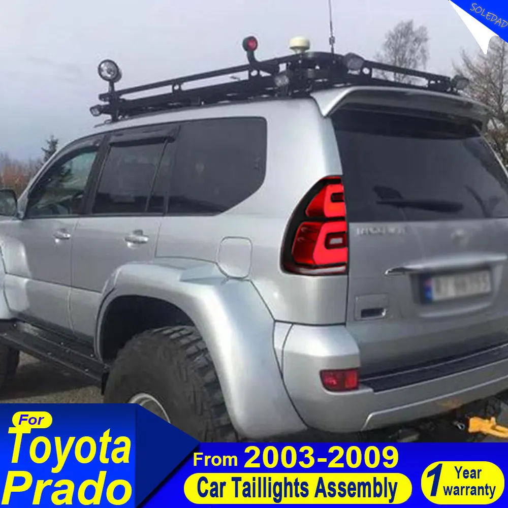 

2pcs Car Rear Taillight Wholesale Tail Lamp For Prado Taillight 2003 2004-2009 Modified Assembly Automotive lighting System