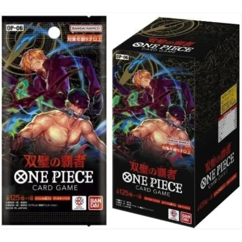 Bandai One Piece TCG OP06 Booster Box Japanese Sealed Card Box Luffy Wings of The Captain OPCG Collection Game Card Anime Toys