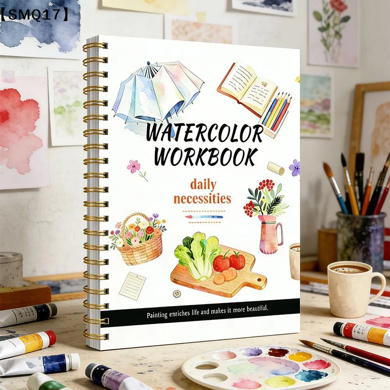 Cuaderno de acuarela con espir - Art Craft Items reseña y precio