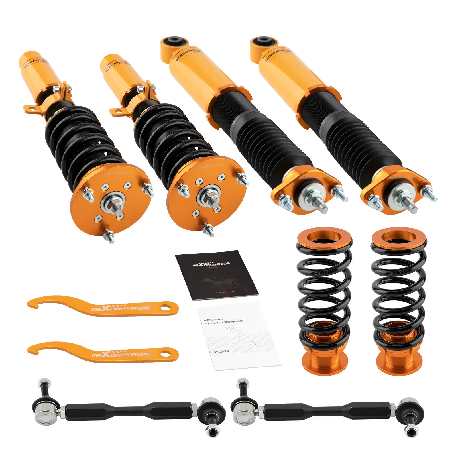 Shock Absorber Coilover Spring & Shock Assembly Coil For BMW Z4 E85 2003-08 Coil Spring Shock Strut Adjustable Height