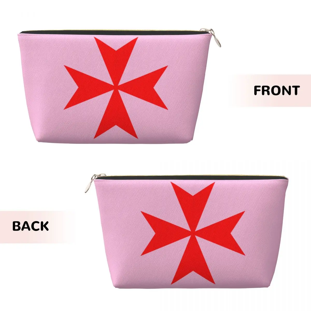 Custom Malta Knights Cross Travel Toiletry Bag Women Knights Templar Crusades Cosmetic Makeup Organizer Beauty Storage Dopp Kit