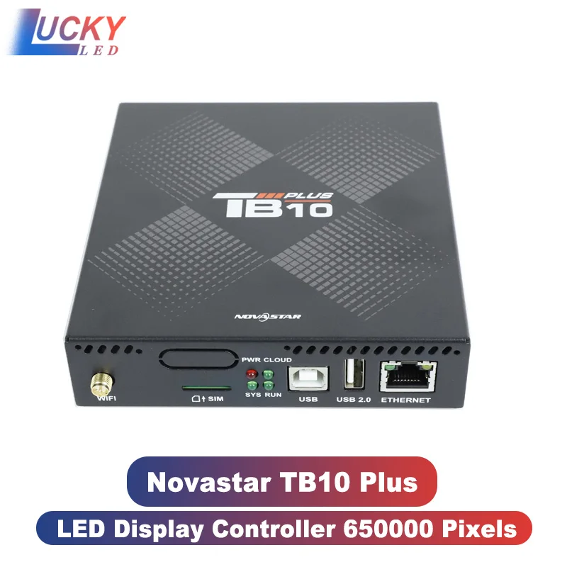 

Novastar TB10 Plus LED Display Multimedia Player WiFi Port Controller HUB75 Full Color RGB Module Video Processor 4K60HZ