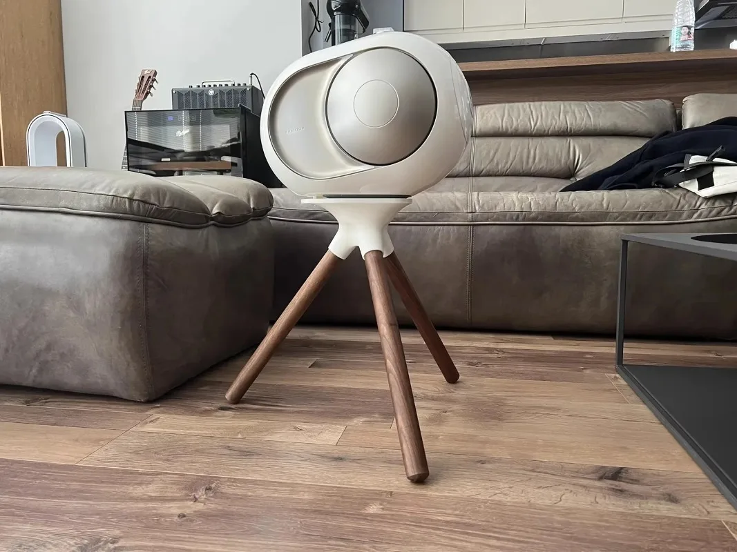 Stand for Sale Only! Special Equalizer Stand Designed for Phantom Elevated Egg-shaped Speakers in Black Walnut