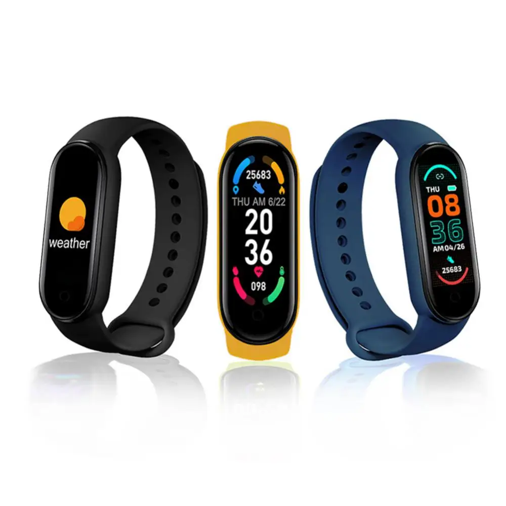 1~5PCS Smart Bracelet Watch Smart Screen Color Sport Band Blood Oxygen Fitness Traker Waterproof Smart Band For Mobile Phone