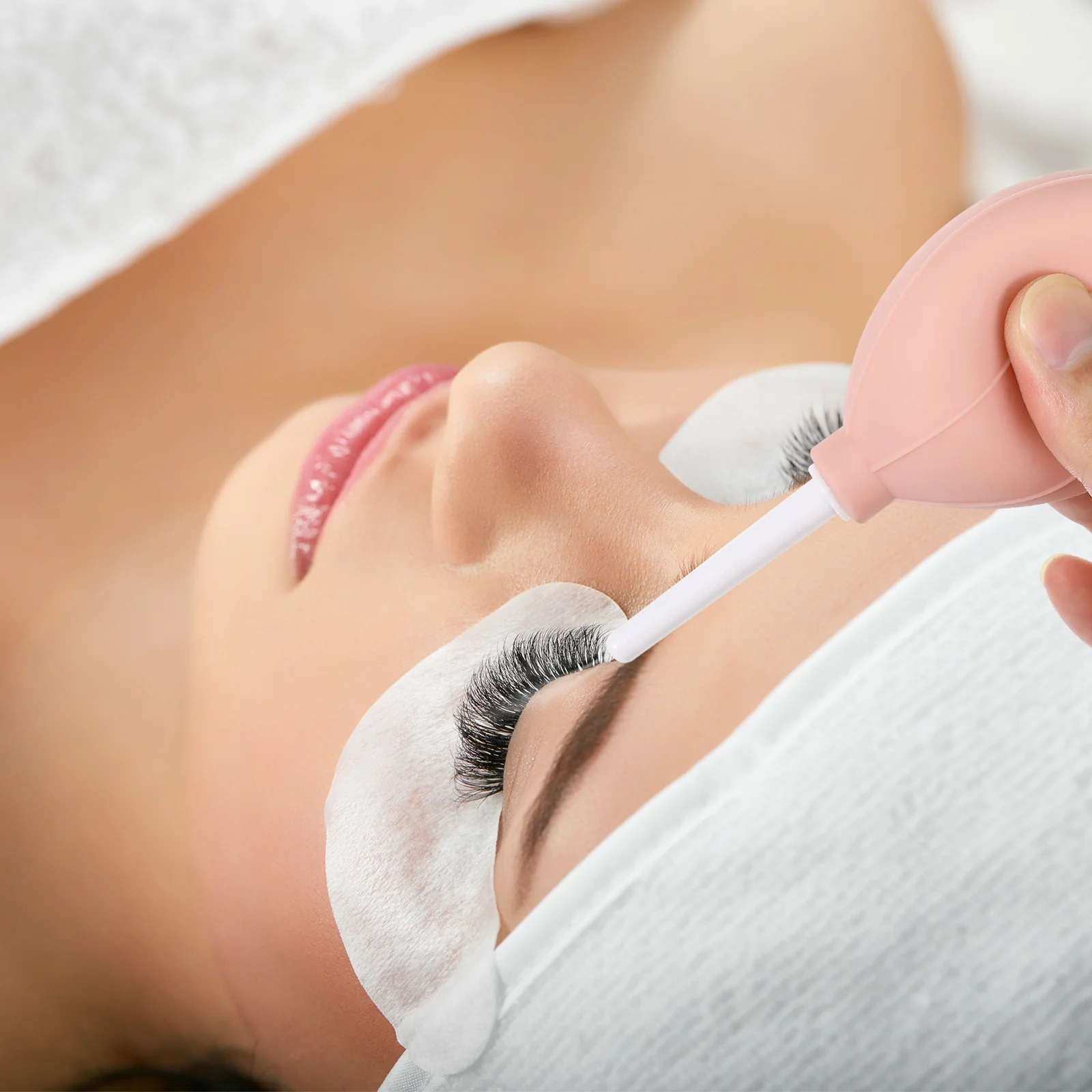 4 قطعة آلة مجفف الرموش يده منفاخ سريع الغراء تجفيف كفاءة العين لاش نظافة عدة مجفف الرموش لاش تنظيف عدة