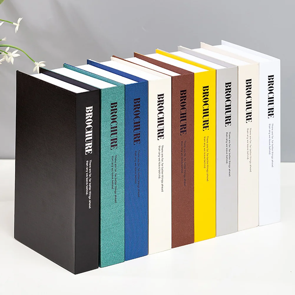 3 Pcs Imitation Book Decor Books for Coffee Table Bookshelf Decoration Faux Decorations Decorative Retro