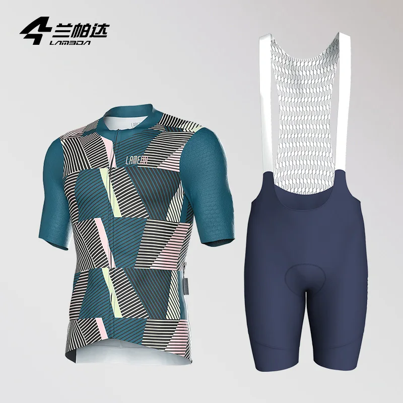 Men's Cycling Clothing Comfortable Cycling Shorts Breathable Men's Cycling Jersey Set Fast Dry Sweat Absorbing Bike Shirt