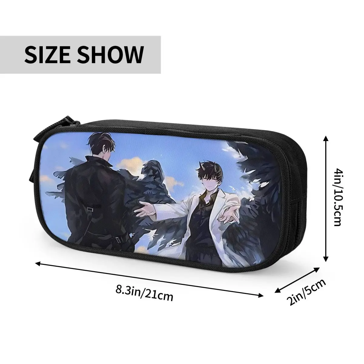 حافظة أقلام رصاص من Omnisent Readers Viewpoint Dark Angel Pencilcases صندوق أقلام للفتيات والأولاد وحقائب أقلام رصاص للطلاب والقرطاسية المدرسية #6