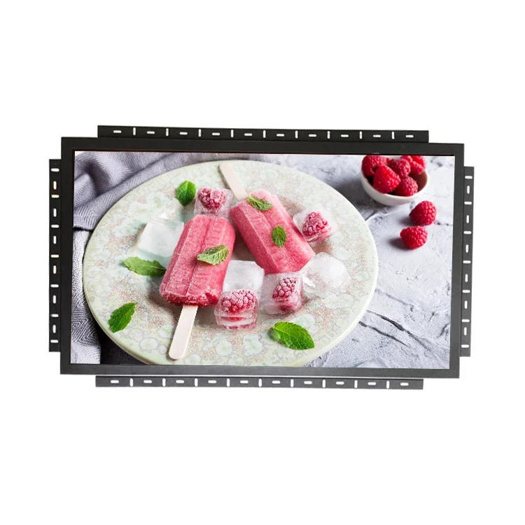 Big Screen Advertising Player Wall Mounted 32 Inch Industrial Metal Case LED LCD Display Touch Screen Monitor Open Frame