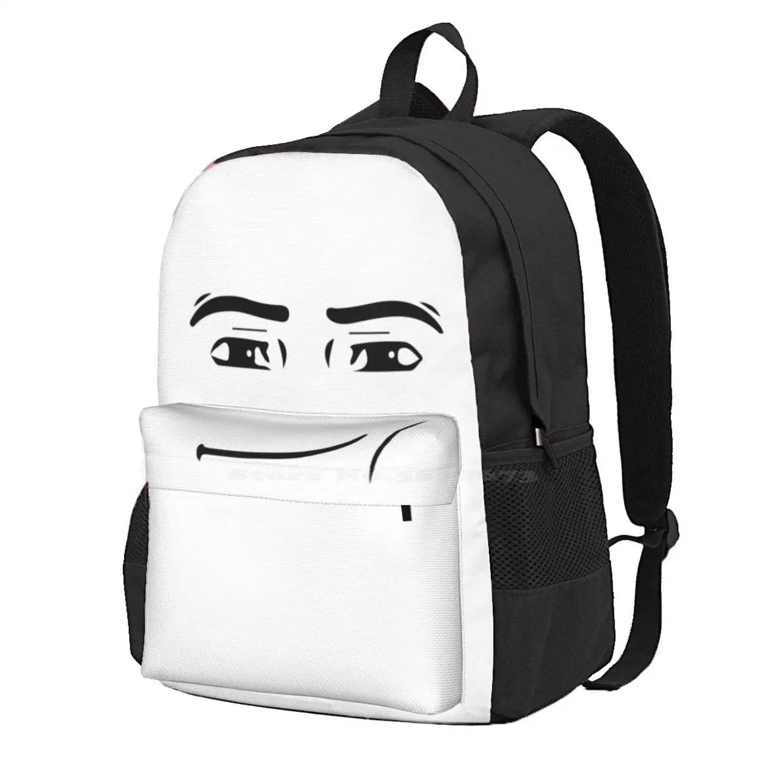 Man Face Hot Sale Schoolbag Backpack Fashion Bags Meme Dank Funny Face Random