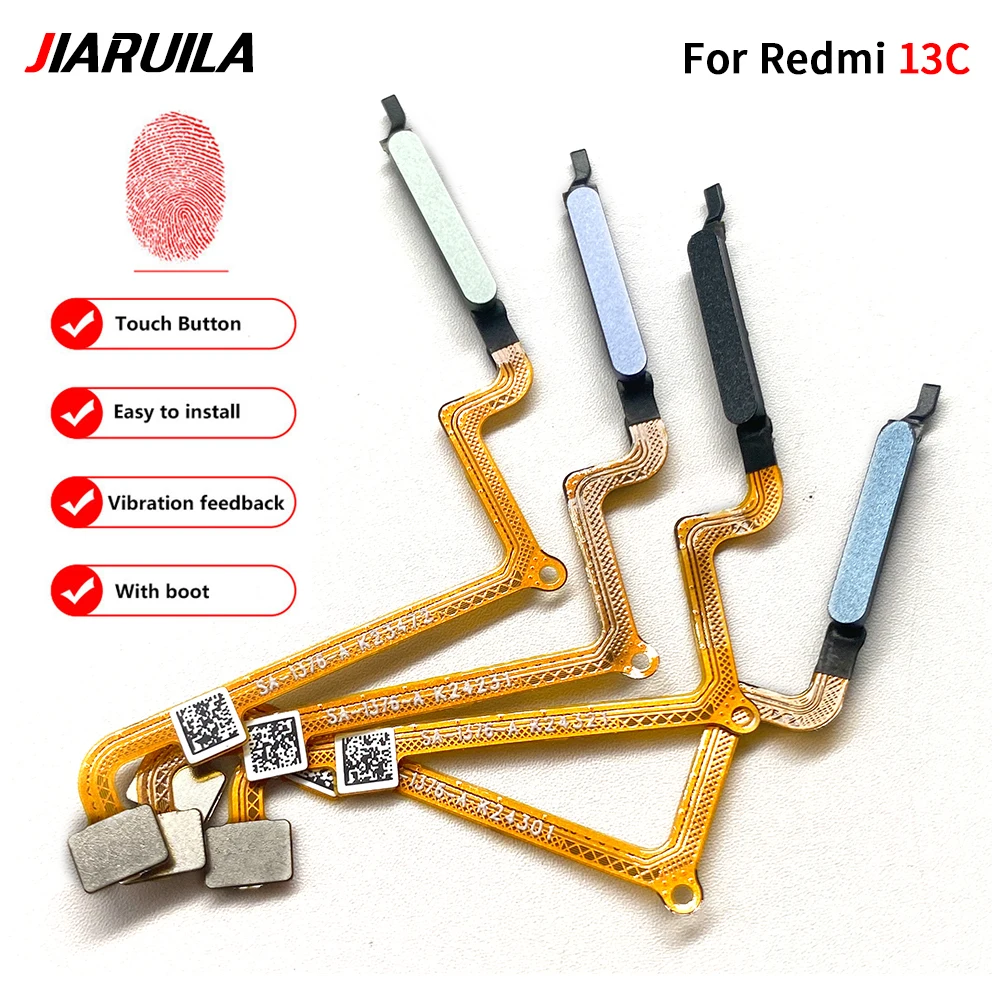 NEW For Xiaomi Redmi 13C Note 13 4G 13 Pro 5G ID Home Button Fingerprint Menu Return Key Recognition Scanner Sensor Flex Cable image 2