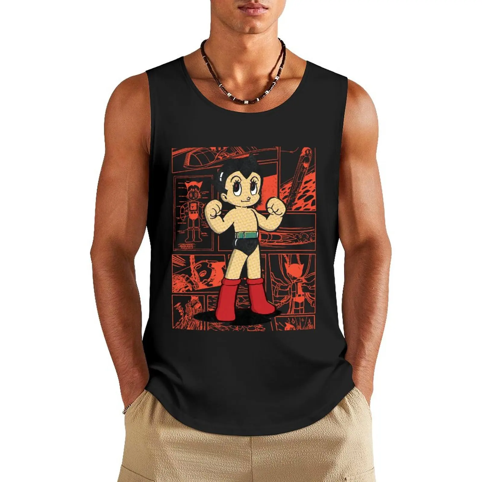 

Mighty Atom Tank Top Male vest anime