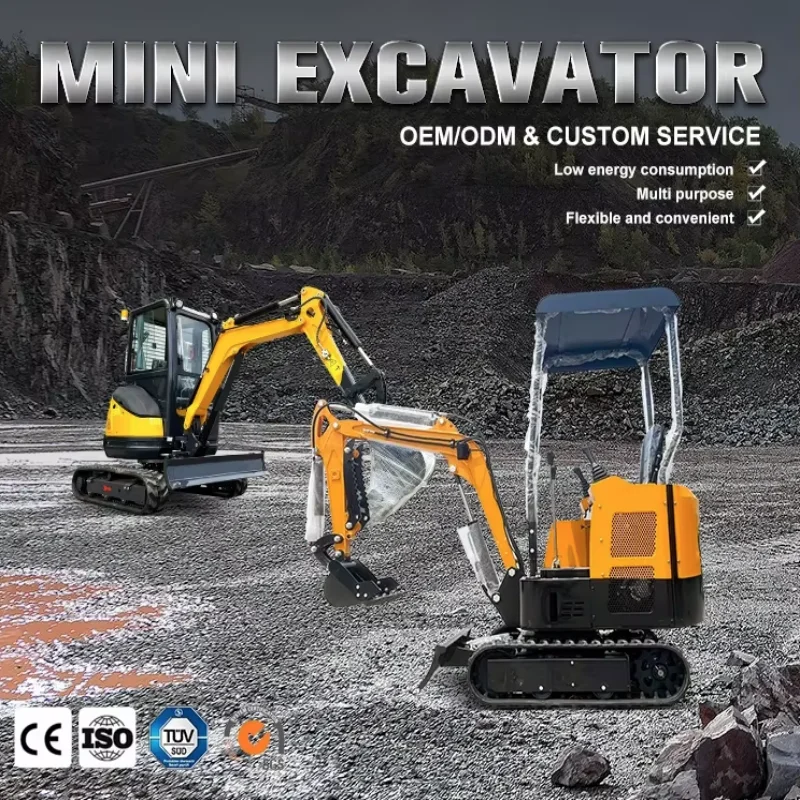 รถขุดขนาด 1.6 ตัน เครื่องยนต์ EPA/Kubota รถขุดขนาดเล็ก เครื่องขุดดิน ขายในคลังสินค้าสหรัฐอเมริกา