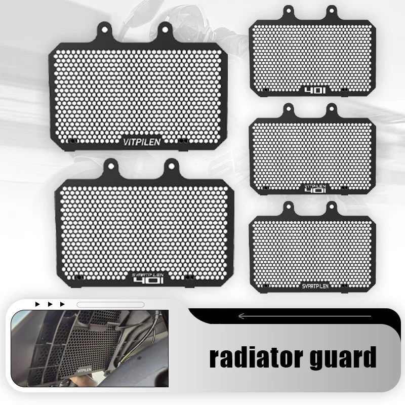 

For Husqvarna Svartpilen VITPILEN 401 2018 2019 2020 2021 2022-2023 Motorcycle Radiator Guard Grille Cover Grill Protector