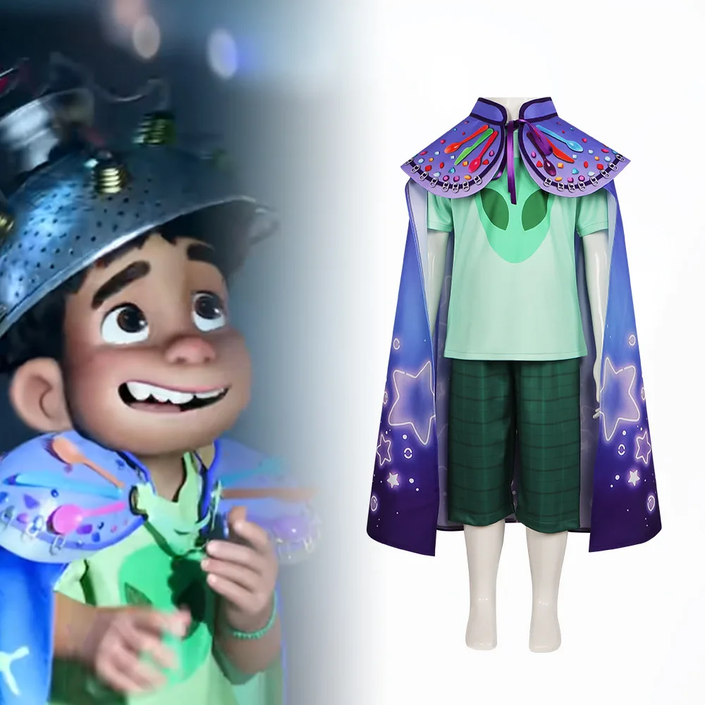 

Earth Ambassador Cosplay Costume Movie Version Elio Performance Suit Set Halloween Performance Costume