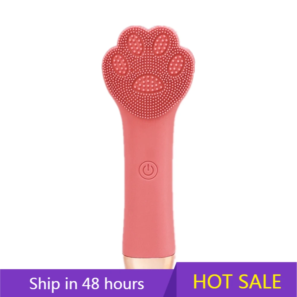 

YTYIN Electric Facial Cleansing Instrument Ultrasonic Vibration Charging Silicone Gel Cleansing System Clean Pores