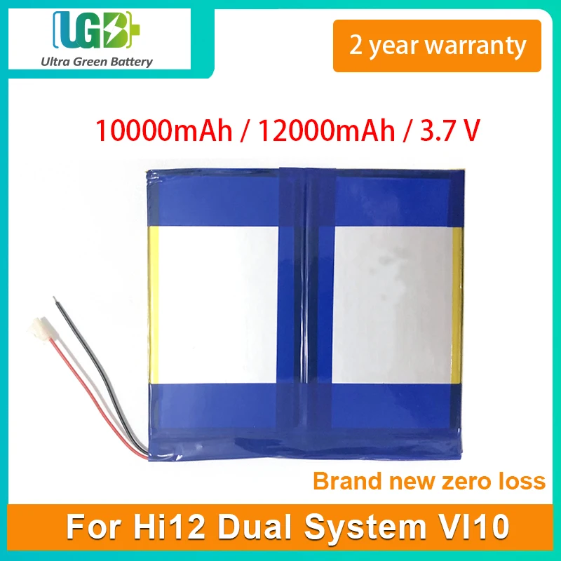 UGB New Battery For chuwi hi12 Hi12 Dual System VI10 Tablet PC Battery 3.7V 10000mAh 12000mAh